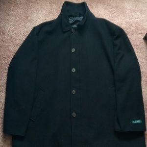 New Lauren Ralph Lauren black peacoat